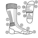 MT6 LADIES SOCKS DARK GREY